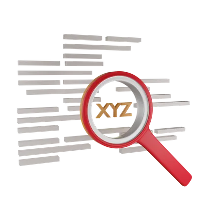Keyword Search 3 D Illustration Contains PNG BLEND GLTF And OBJ Files 3D Icon