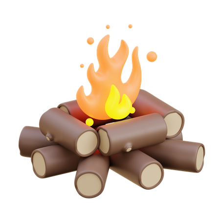 Keywords Campfire  3D Icon