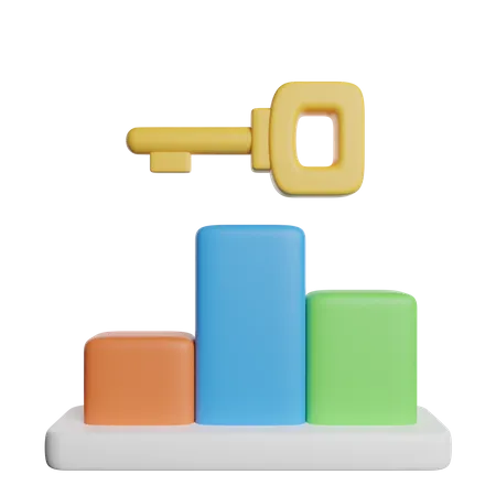 Keywords Insight Report 3D Icon