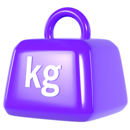 Kg  3D Icon