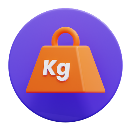 Kg  3D Icon