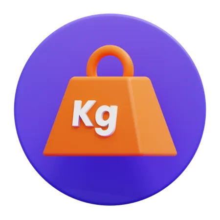 Kg  3D Icon