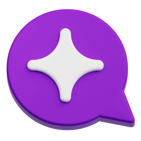 KI-Chat  3D Icon