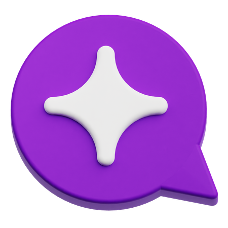 KI-Chat  3D Icon