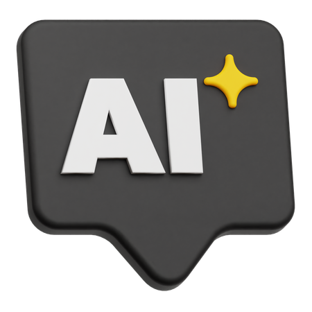 KI-Chat  3D Icon