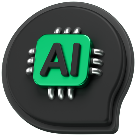 KI-Chat  3D Icon