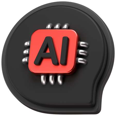 KI-Chat  3D Icon