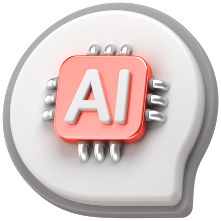 KI-Chat  3D Icon