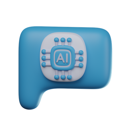 KI-Chat  3D Icon