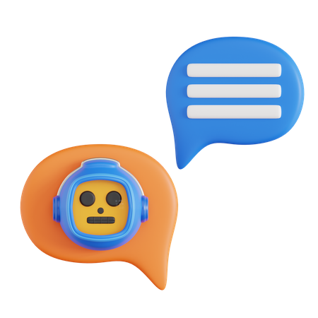 KI-Chat  3D Icon