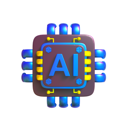 KI-Chip  3D Icon