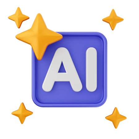 KI-Chip  3D Icon