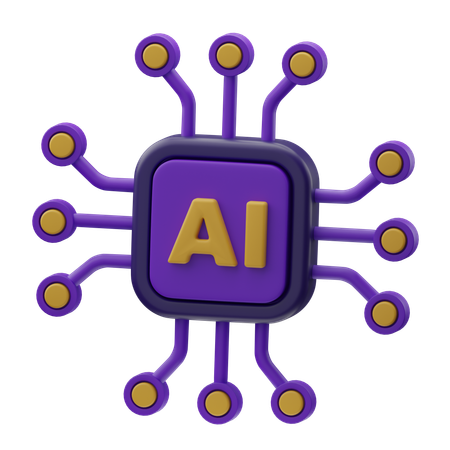 KI-Chip  3D Icon