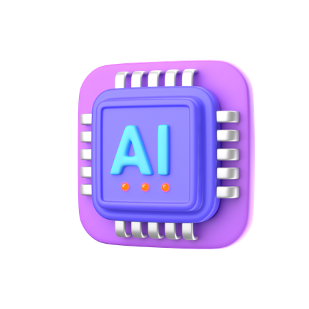 KI-Chip  3D Icon