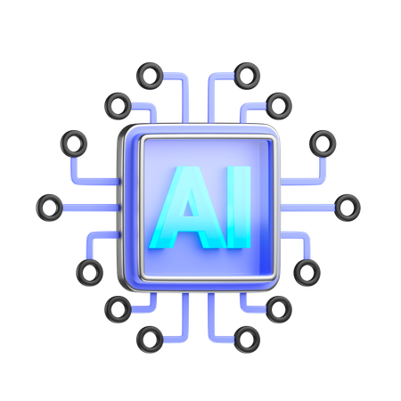 KI-Chip  3D Icon