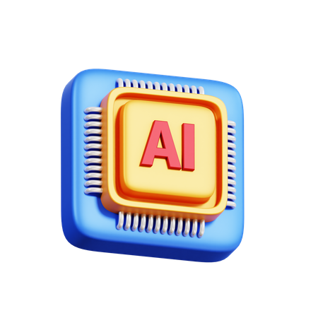 KI-Chip  3D Icon