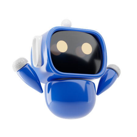 Du hast einen Roboter  3D Icon