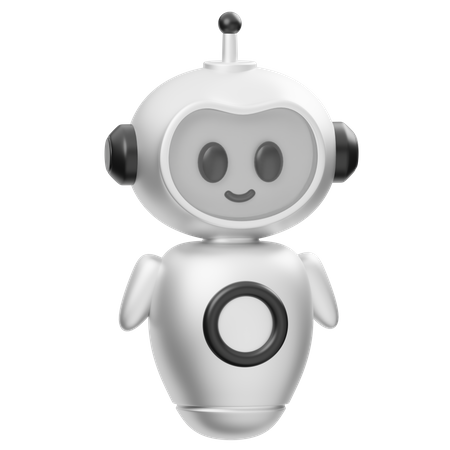 KI-Roboter  3D Icon