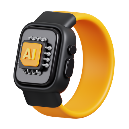 KI-Smartwatch  3D Icon