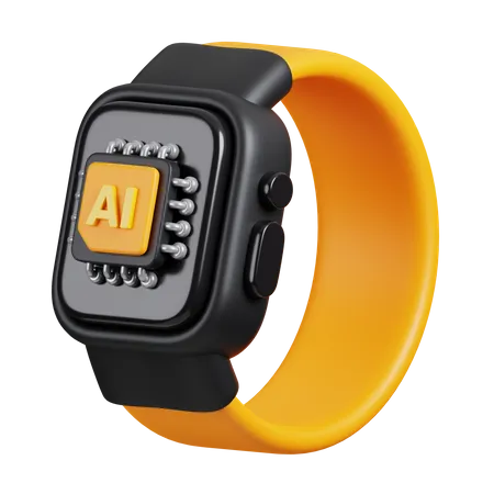 KI-Smartwatch  3D Icon