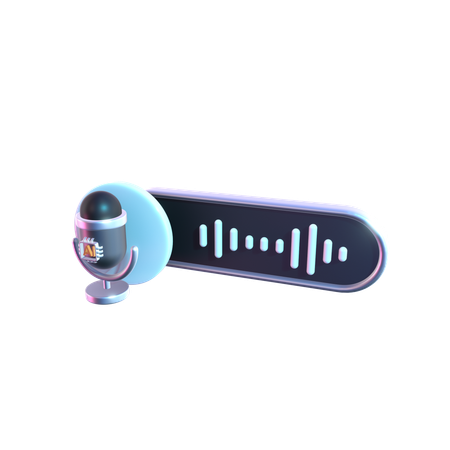 KI-Spracherkennung  3D Icon