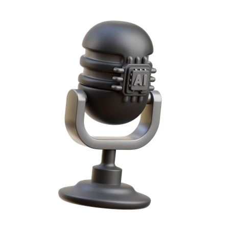 KI-Spracherkennung  3D Icon