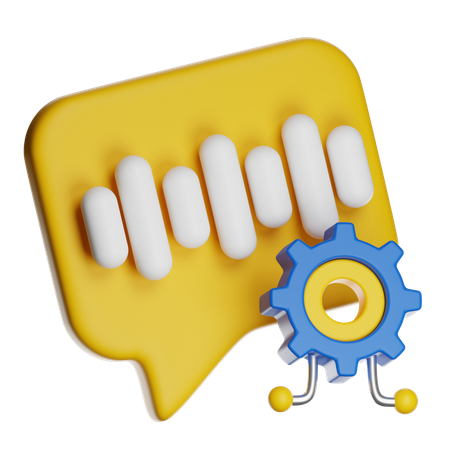 KI-Spracherkennung  3D Icon