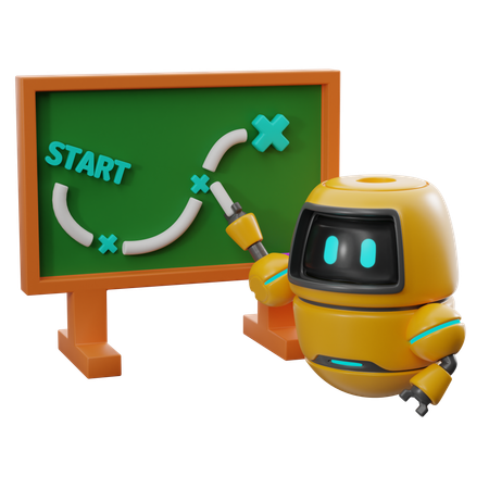 KI-Strategie  3D Icon
