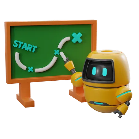 KI-Strategie  3D Icon