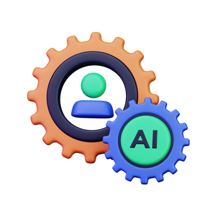 KI-Teamarbeit  3D Icon