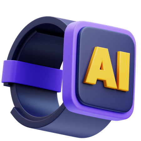 KI-Uhr  3D Icon