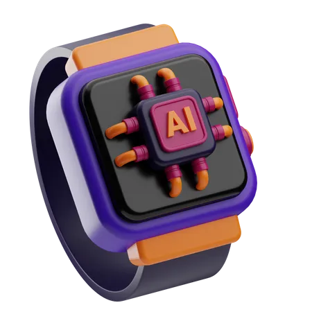 KI-Uhr  3D Icon