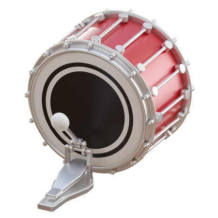 Kick Drum  3D Icon