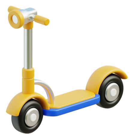 Kick Scooter  3D Icon