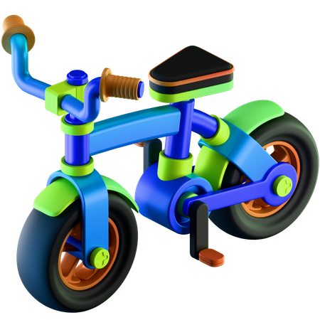 Kid Cycle  3D Icon