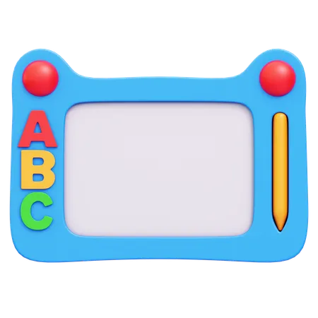 Kid Drawing Board  3D Icon