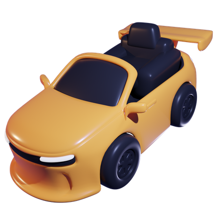 Kid Electric Car  3D Icon
