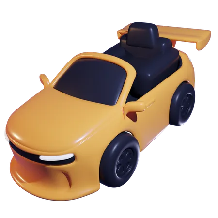 Kid Electric Car 3D Icon