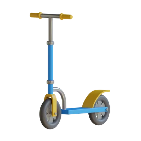 Kid Scooter  3D Icon