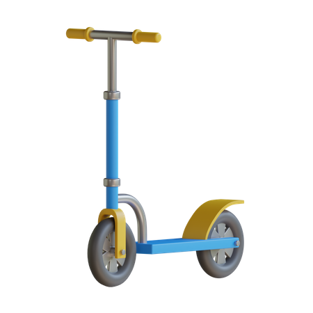 Kid Scooter  3D Icon