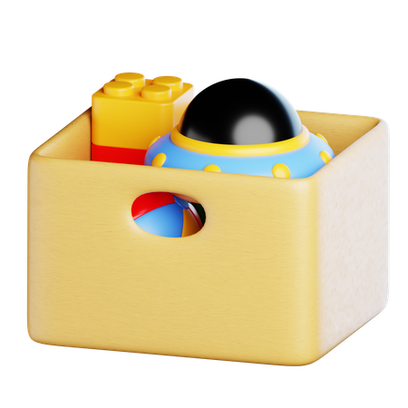 Kid Toys Box  3D Icon