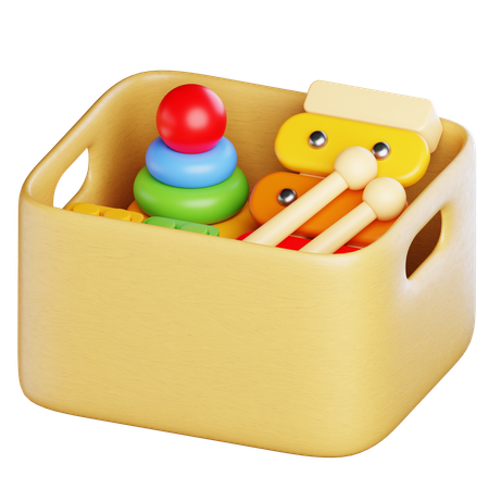 Kid Toys Box  3D Icon