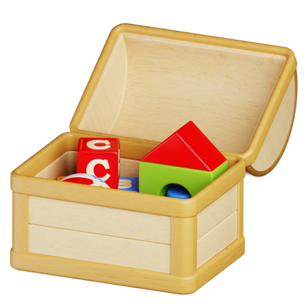 Kid Toys Box  3D Icon