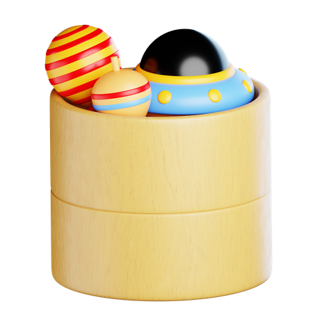 Kid Toys Box  3D Icon