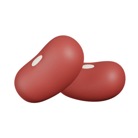 Kidneybohnen  3D Icon