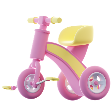 Kids Bicycle  3D Icon
