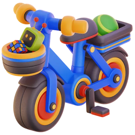 Kids Bike  3D Icon