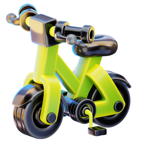 Kids Bike  3D Icon