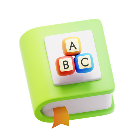 Kids book  3D Icon