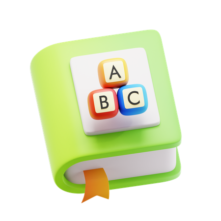 Kids book  3D Icon